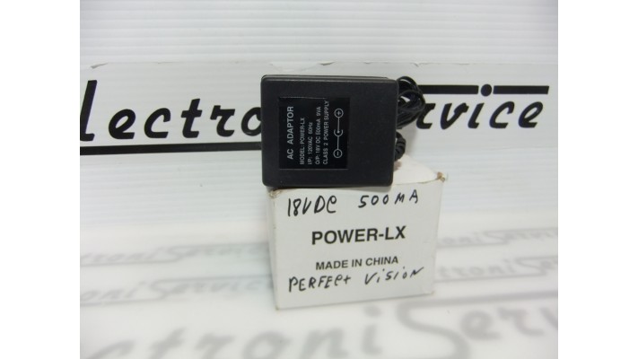 Perfect Vision POWER-LX power supply 18vdc 500ma